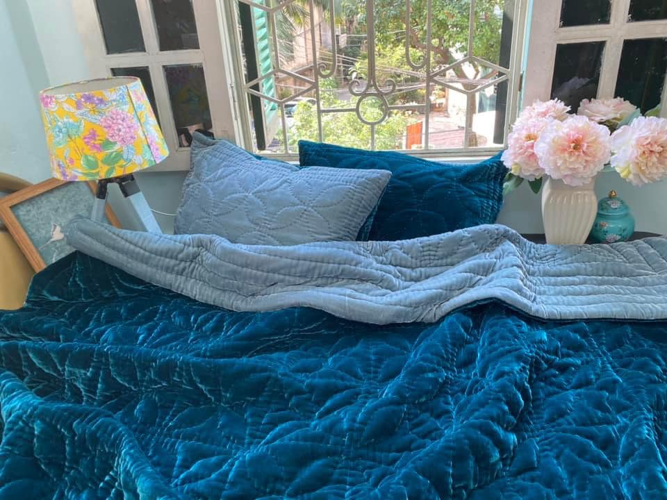 Thin Blanket Four Seasons Nap Blanket Flannel Single