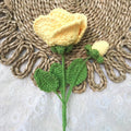Crochet rose flowers, another view