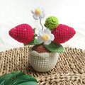 Handmade crochet flowers home decor, another view