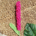 Crochet lavender stems, another view