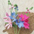 Handmade crochet wildflower bouquet, everlasting flowers