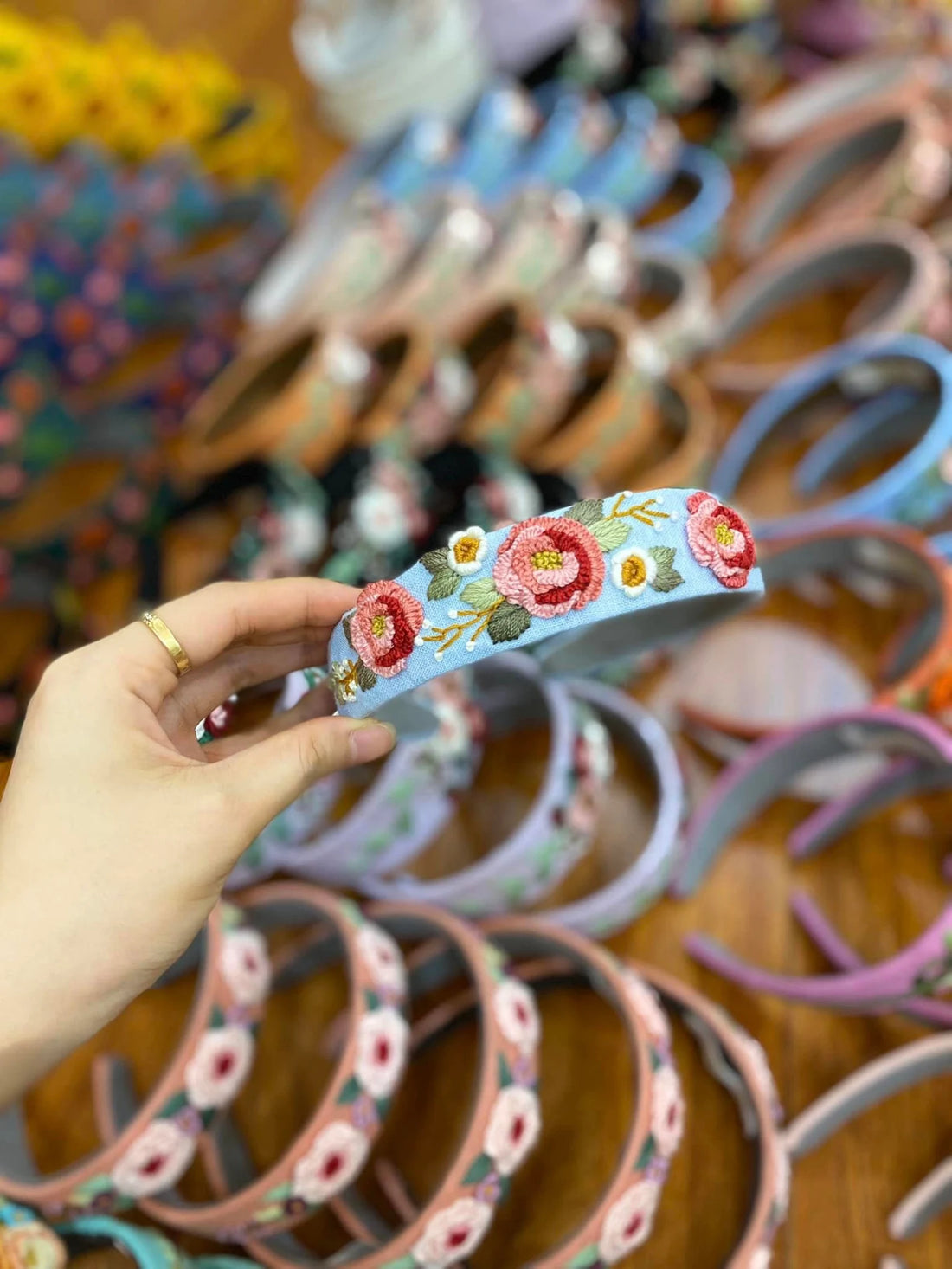 Hand Embroidered Women Headband • Wholesale Available