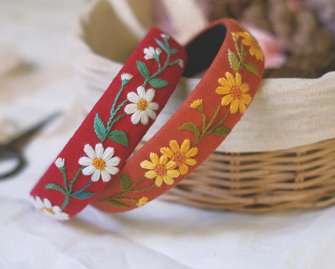 Hand Embroidered Women Headband • Wholesale Available