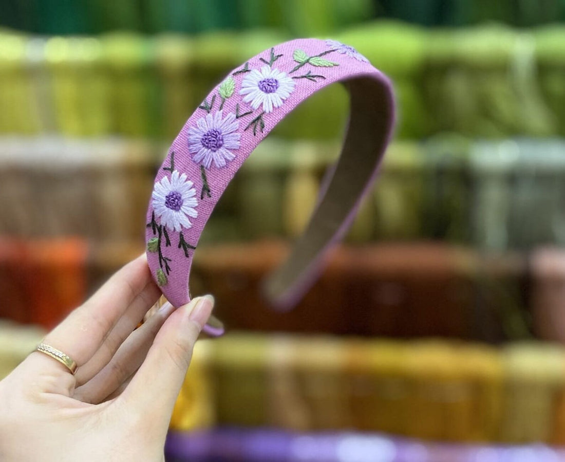 Hand Embroidered Women Headband • Wholesale Available