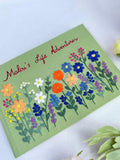 Green Linen Adventure Journal, Personalised by The Thread Nest, hand-embroidered linen cover, photo 4