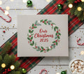 Christmas Memory Book, Personalised by The Thread Nest, hand-embroidered linen cover, photo 8
