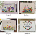 Personalised Guest Book, Your Own Words by The Thread Nest, hand-embroidered linen cover, photo 11