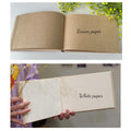 Page options: blank brown paper and blank white paper shown side by side