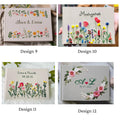 Personalised Guest Book, Your Own Words by The Thread Nest, hand-embroidered linen cover, photo 12
