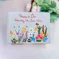 Personalised Guest Book, Your Own Words by The Thread Nest, hand-embroidered linen cover, photo 7