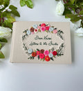 Letters to the Bride Wreath Book by The Thread Nest, hand-embroidered linen cover, photo 1