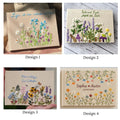 Personalised Guest Book, Your Own Words by The Thread Nest, hand-embroidered linen cover, photo 13