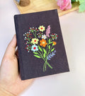 Woodland & Wildflower Journal, Six Designs by The Thread Nest, hand-embroidered linen cover, photo 4