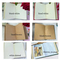 Personalised Embroidered Journal, A5 or A6 by The Thread Nest, hand-embroidered linen cover, photo 6