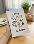 My Recipes Hand-Embroidered Recipe Book A5 by The Thread Nest, hand-embroidered linen cover, photo 4