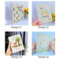Four keepsake boxes with embroidered daisies, a rainbow, a fox and flowers — hand-embroidered by The Thread Nest