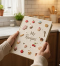 My Recipes Hand-Embroidered Recipe Book A5 by The Thread Nest, hand-embroidered linen cover, photo 3