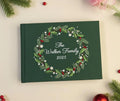 Christmas Memory Book, Personalised by The Thread Nest, hand-embroidered linen cover, photo 14