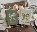 Lily of the Valley & Swan Vow Book by The Thread Nest, hand-embroidered linen cover, photo 6