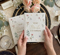 Lily of the Valley & Swan Vow Book by The Thread Nest, hand-embroidered linen cover, photo 3