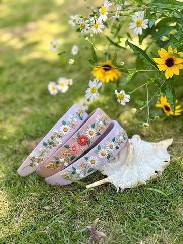 Hand-Stitched 3D Blossom Headband • Artisan Series Design • Wholesale Partners Welcome
